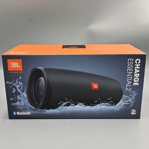 Jbl Charge Essential 2 Portable Bluetooth Speaker Black